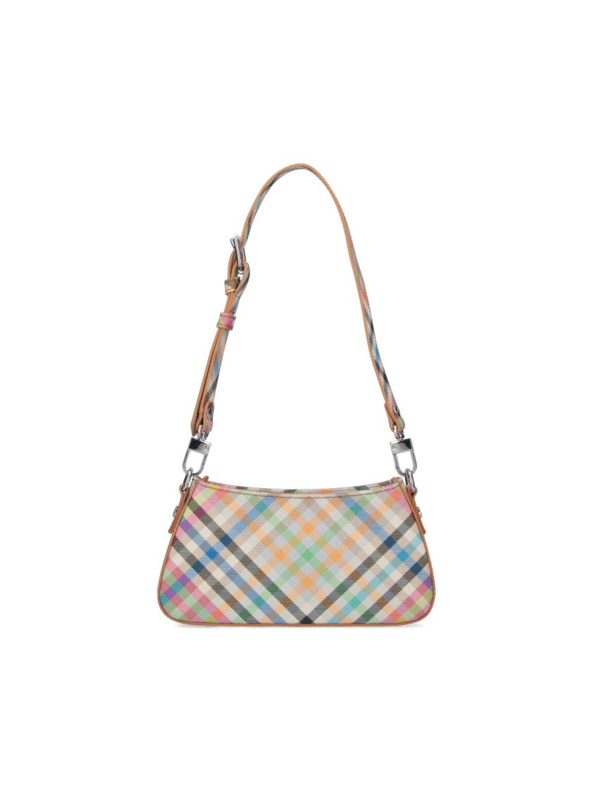 Vivienne Westwood "Tasha" Shoulder Bag In Multicolor Fabric