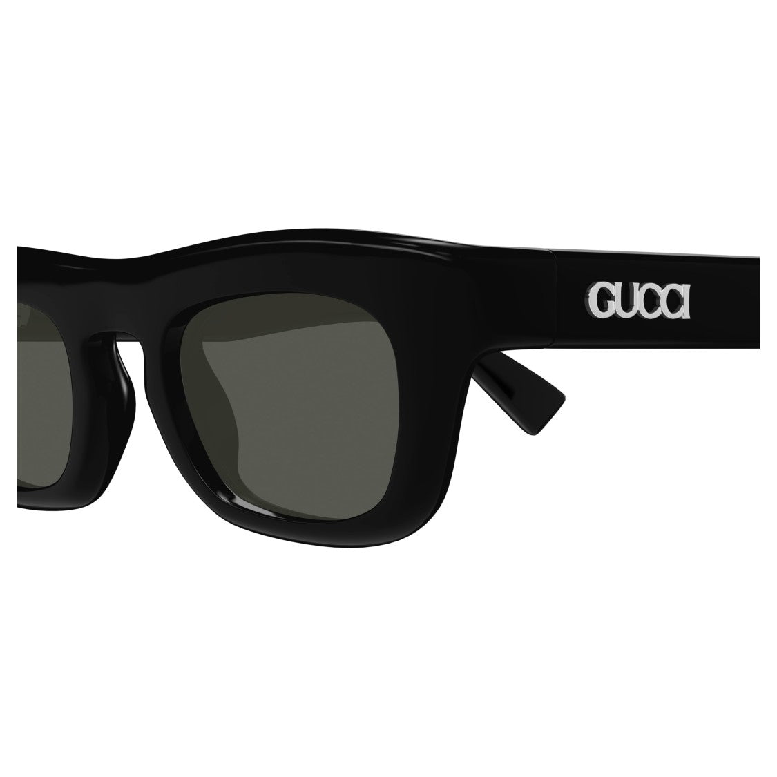Gucci Gg1777s Bold Rectangular Framed Sunglasses
