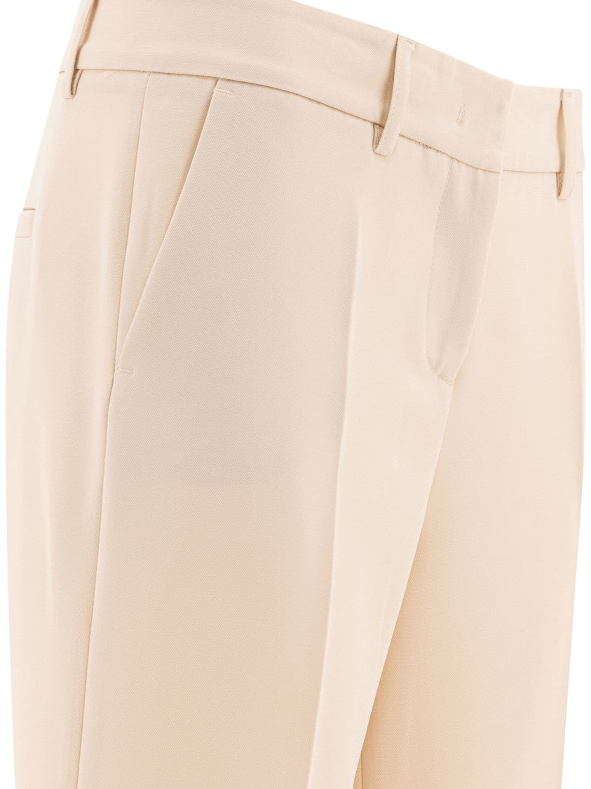 F.It Straight-Leg Trousers With Mid-Rise Waist