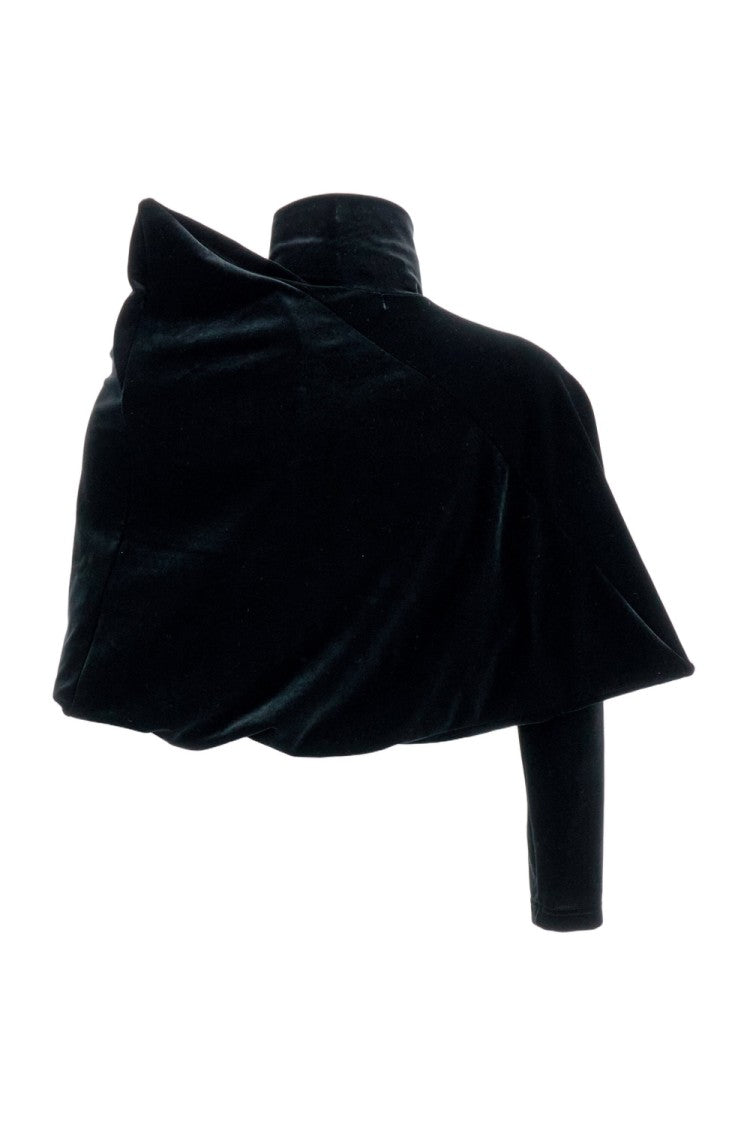 Junya Watanabe Asymmetric Structured Top With High Neckline