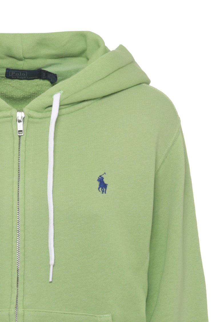 Polo Ralph Lauren Green Pony Cotton Hoodie