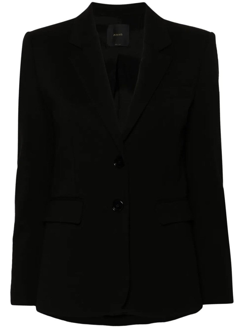 Pinko Tailored Blazer With Notch Lapel And Design