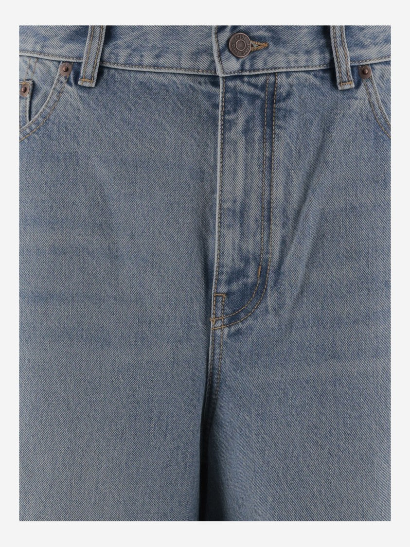 Chloé Wide-Leg, High-Waisted Jeans
