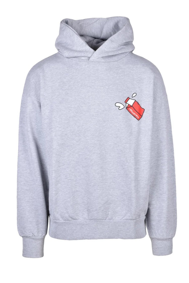 Inbetweeners Grey Men Cotton Crewneck Sweatshirt