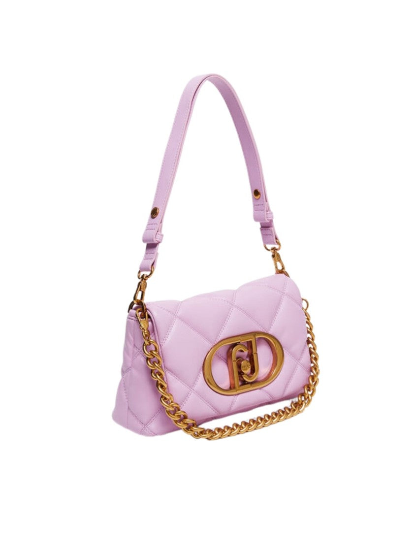 Liu Jo Lavender Quilted Shoulder Bag