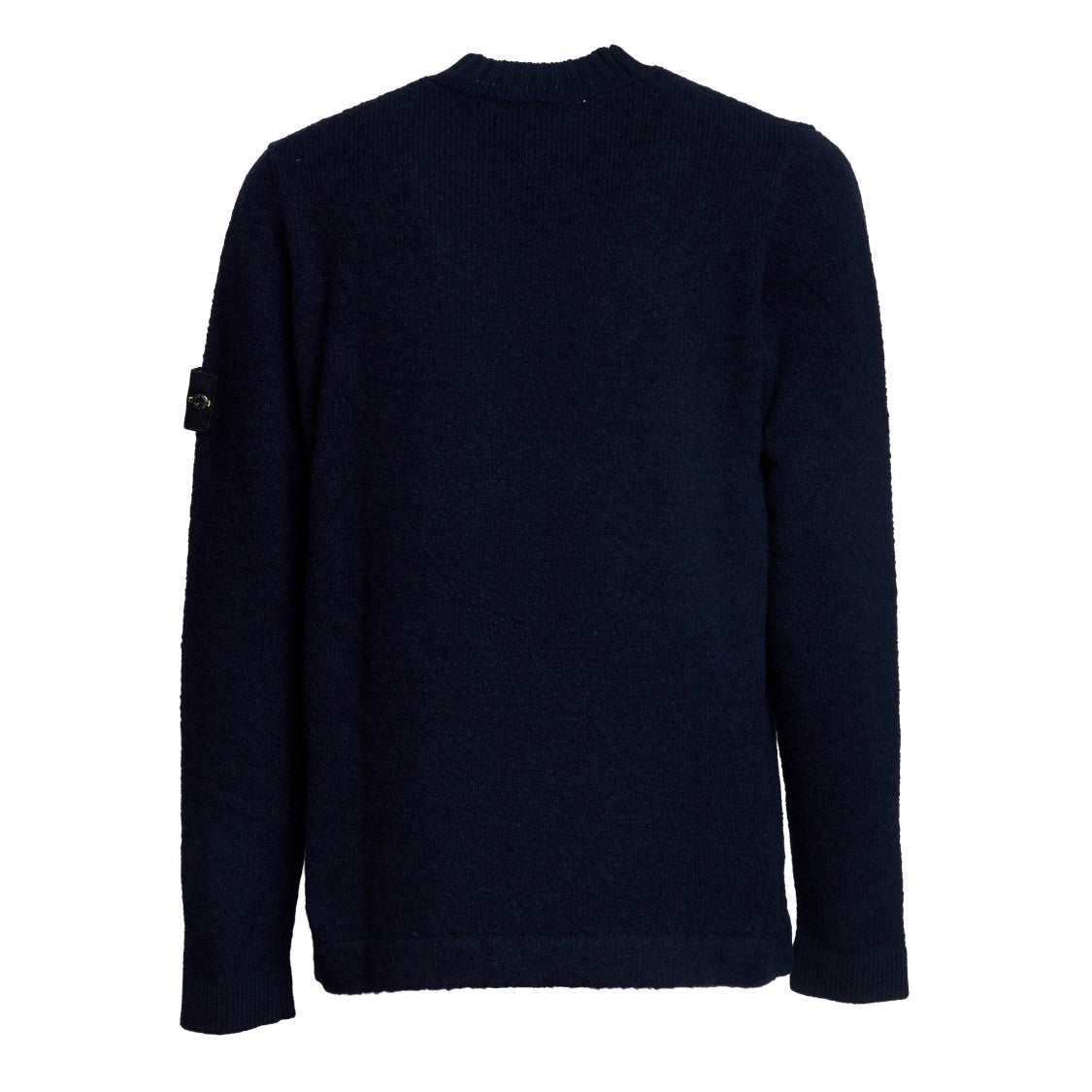 Stone Island Ribbed Neckline Subtle Side Detail Sweater