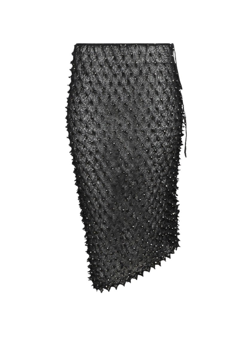 Christopher Esber Shibori Crystal Loophole Skirt