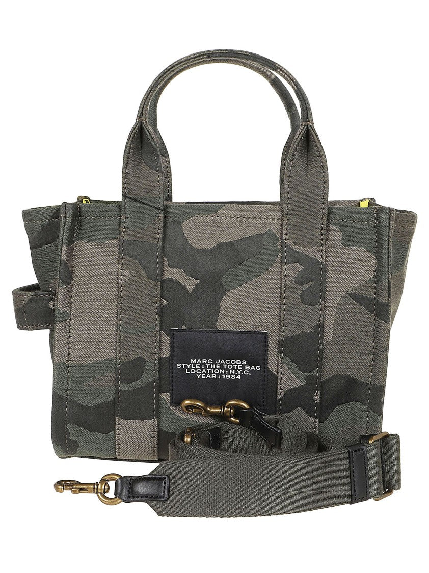 Marc Jacobs Camouflage Patterned Green Shopper Bag