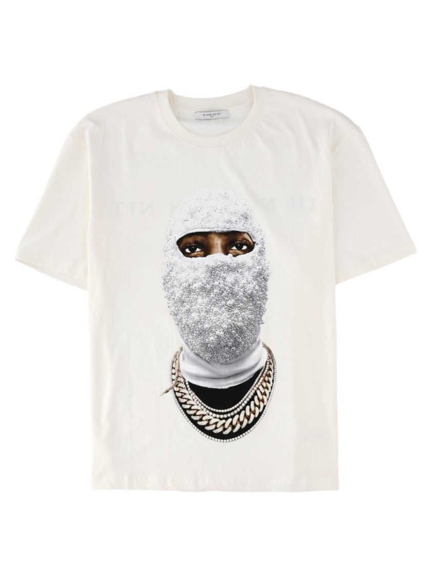 Ih Nom Uh Nit White Graphic Printed Relaxed Fit T-Shirt