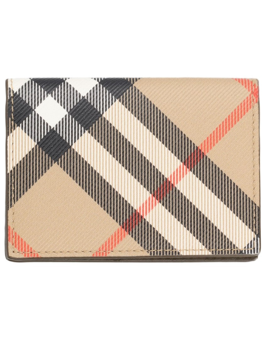 Burberry Checkered Pattern Wallet
