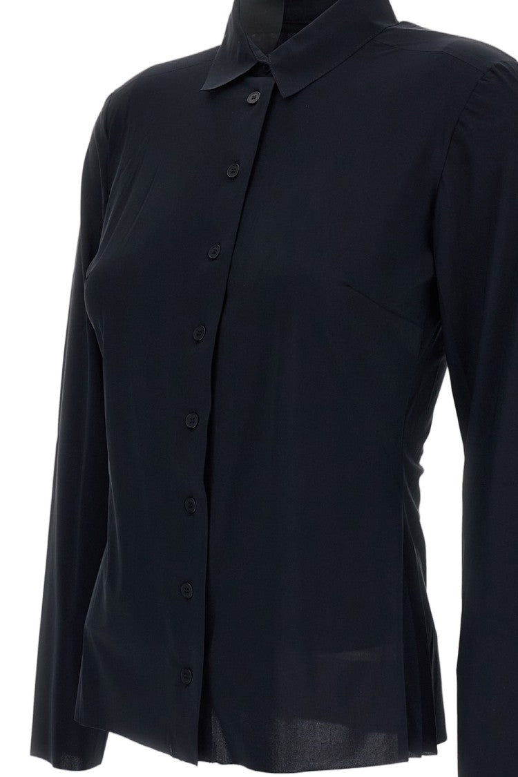 Irie' Black Flared Tailored Casual Shirt