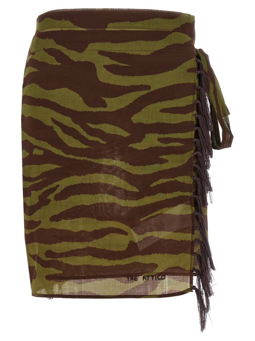The Attico Zebra Print Sarong
