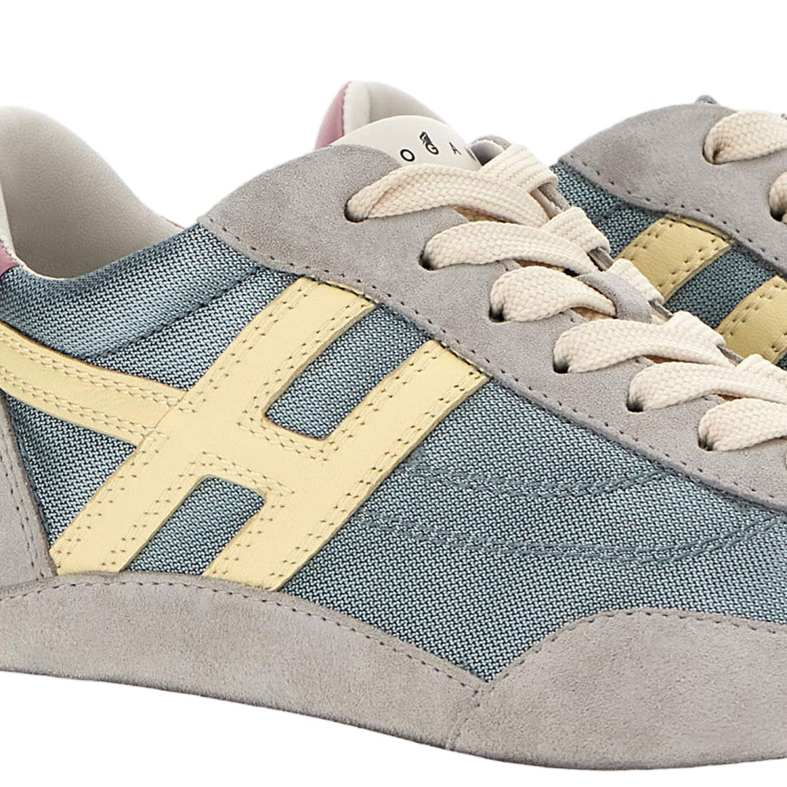 Hogan Technical Fabric And Leather Sneakers
