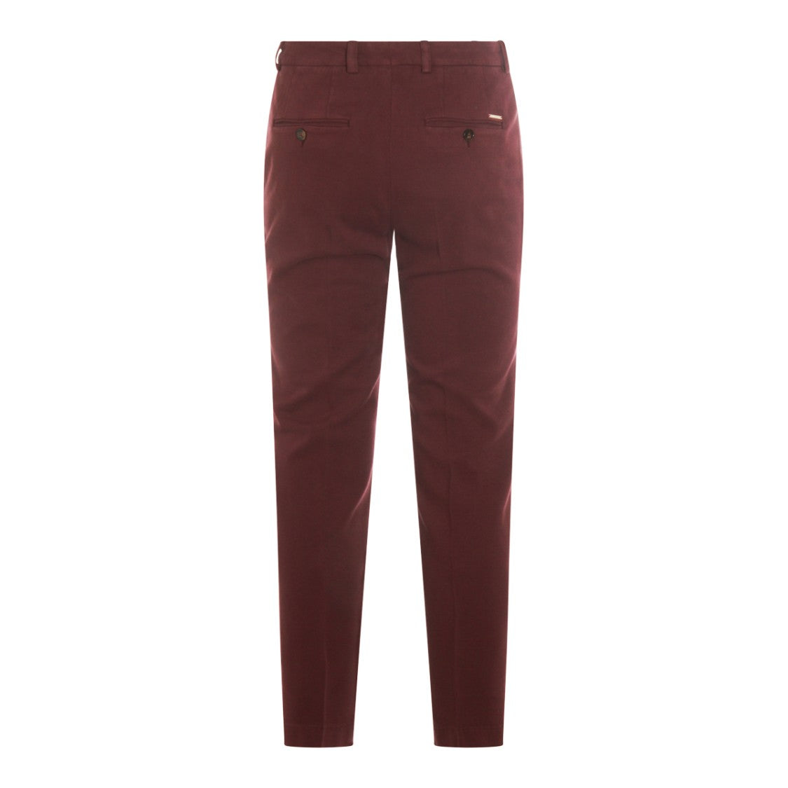 Incotex Red Cotton Pants
