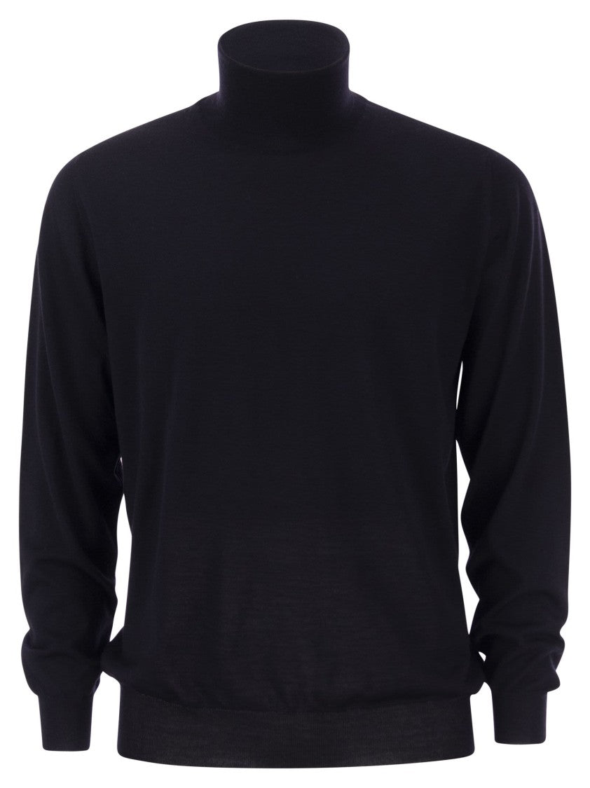 Fedeli Turtleneck Sweater In Virgin Wool