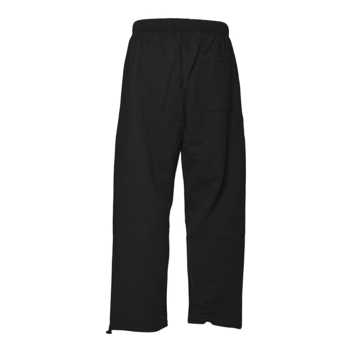 Kenzo Relaxed Fit Black Jog Pants With Adjustable Drawstring Cuffs