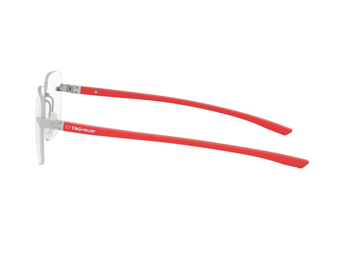 Tag Heuer Red Th50031u Rimless Rectangular Eyeglasses