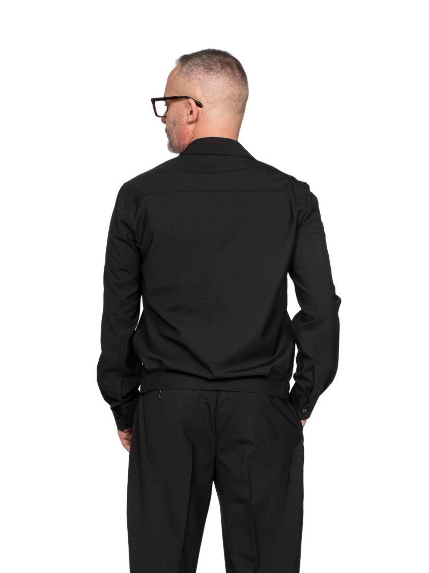 Briglia Bill Black Classic Collar Zip-Up Jacket