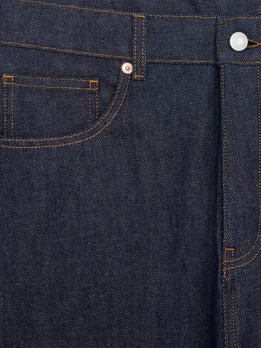 Drôle De Monsieur Baggy Blue Denim Jeans