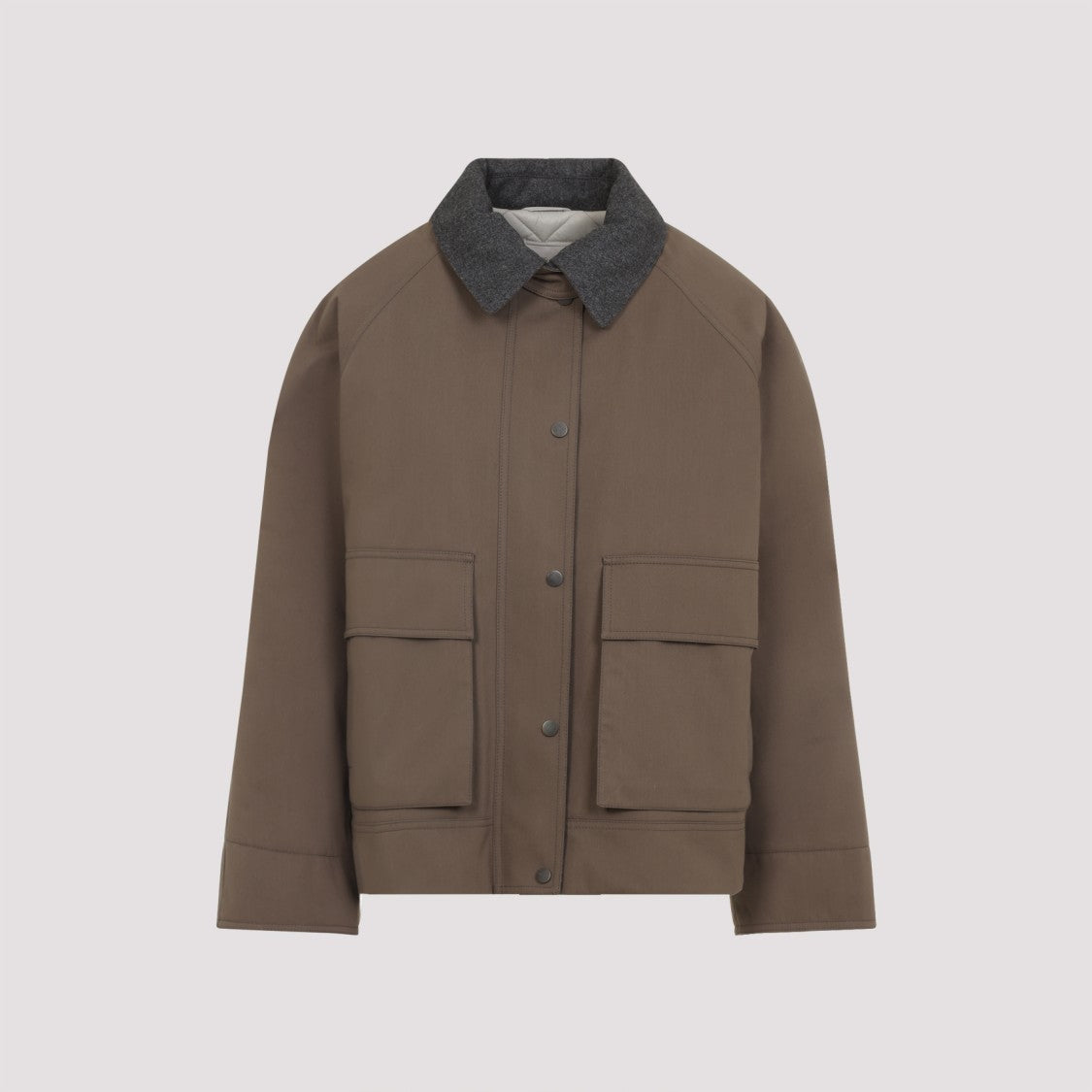 Brunello Cucinelli Brown Cotton Jacket