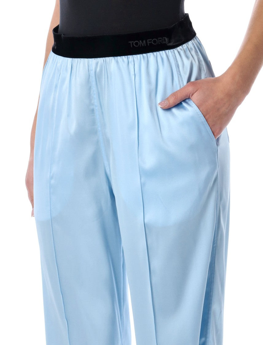 Tom Ford Pj Stretch Silk Satin Pants
