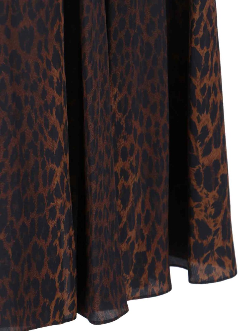 Balenciaga Leopard Print Maxi Skirt – Leopard Print