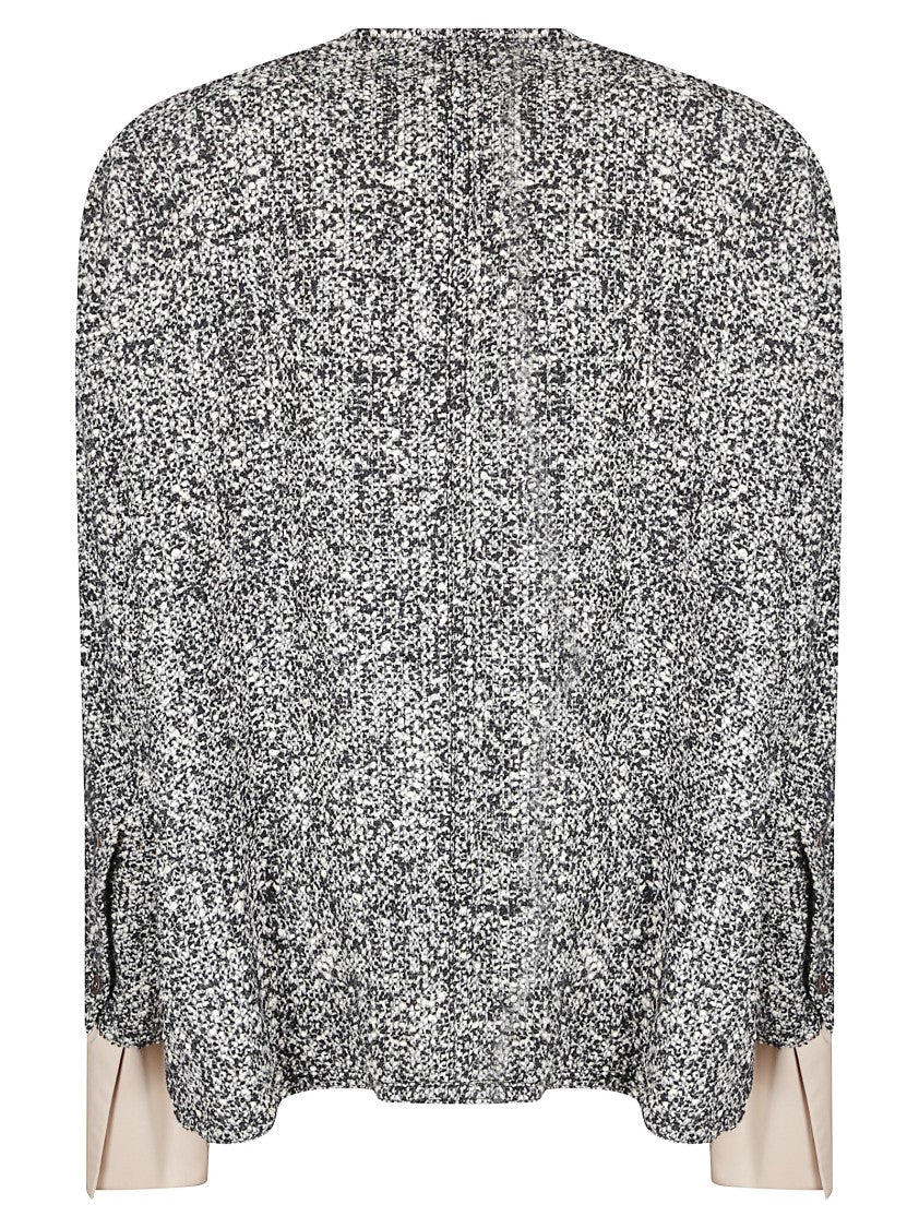 Jejia Oversized Textured Jacket With Removable Cuffs