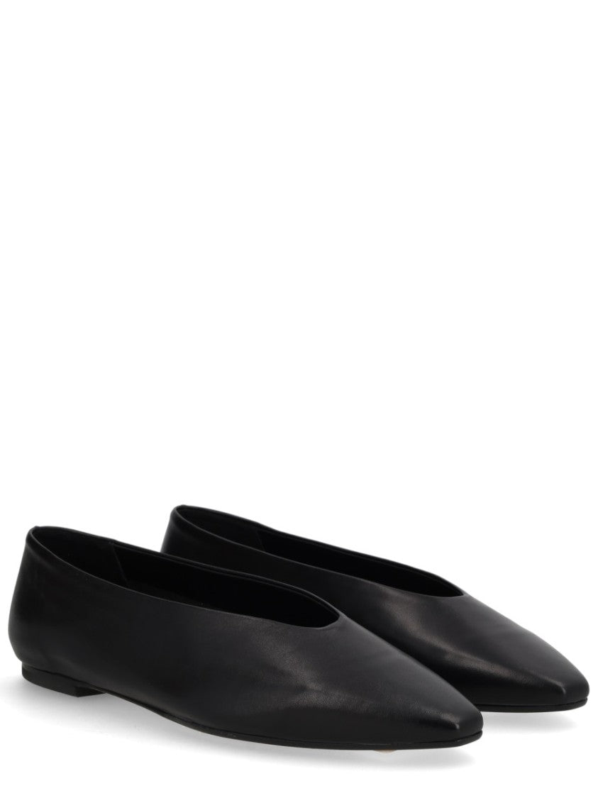 Aeydē Kirsten Pointed-Toe Nappa Leather Flats
