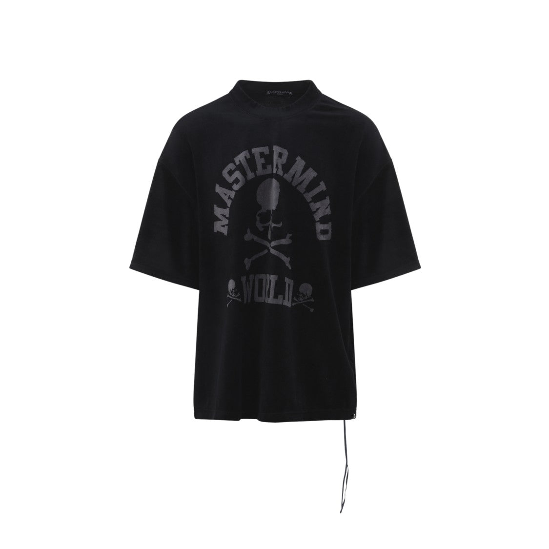 Mastermind Loose-Fit Black T-Shirt With Skull
