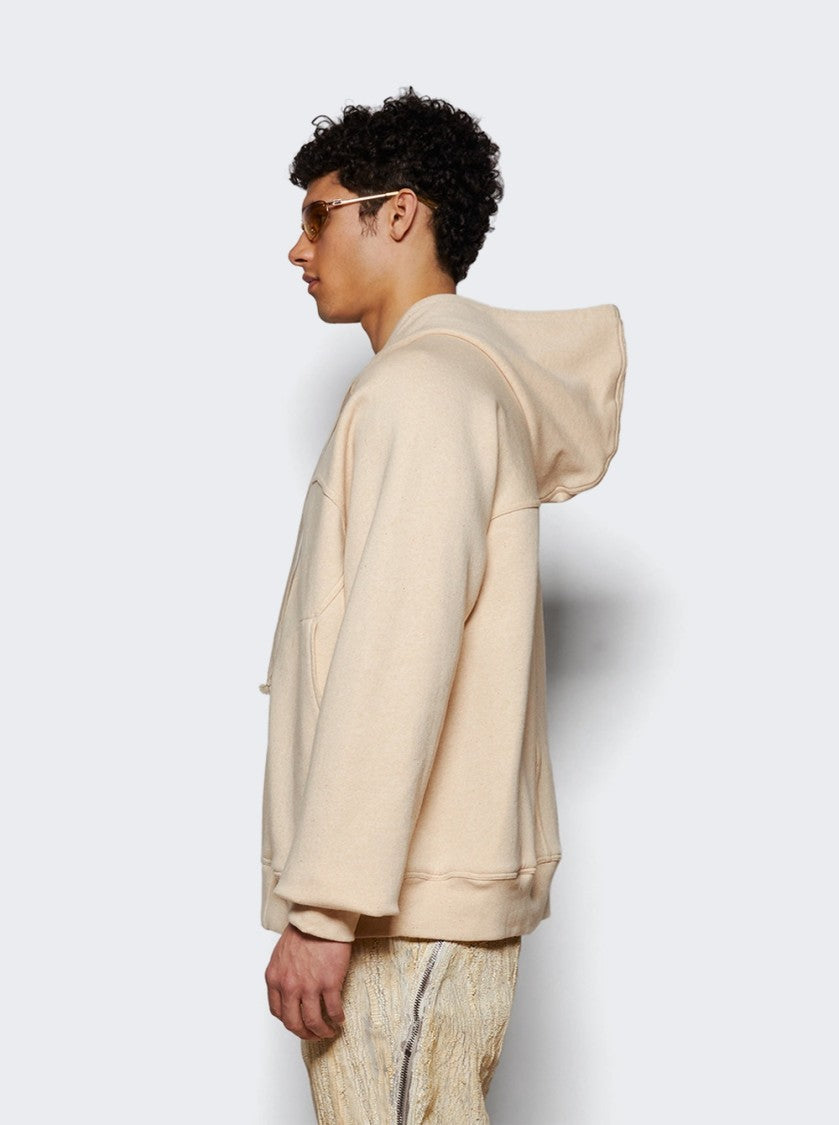 Rick Owens Hooded Cotton Windbreaker With All-Over Paneled Construction