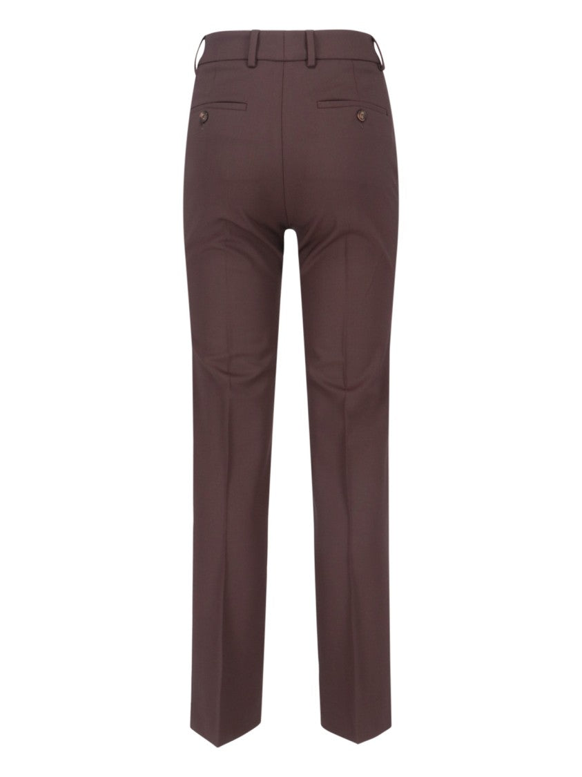 Incotex Straight-Leg Trousers With Medium-Rise Waist And Tailored Finish