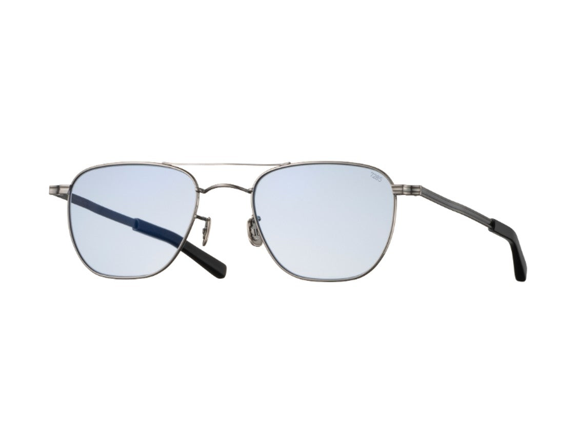 Eyevan 196 Sun Double-Bridge Metallic Sunglasses