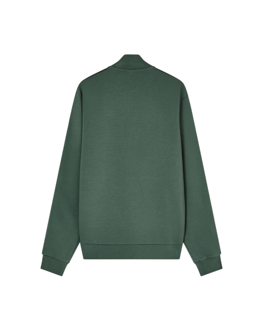 Ea7 Emporio Armani Full-Zip Sweatshirt With Contrasting Stripes