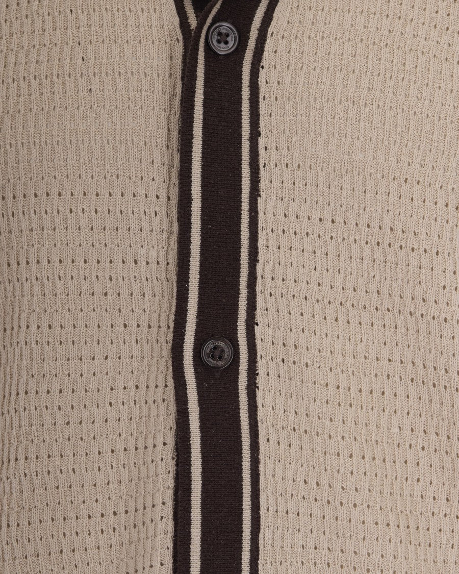 Paolo Pecora Textured Short-Sleeve Knit Shirt