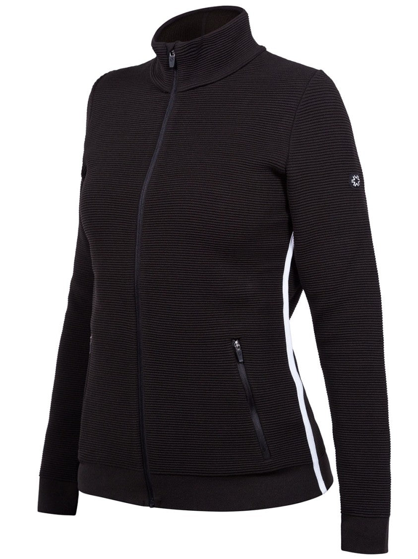 Newland Senales Ribbed Synthetic Stand-Up Collar Zip-Through Jacket