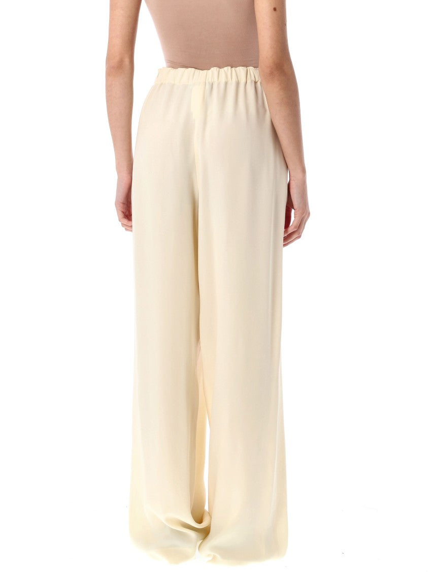 Fabiana Filippi Trevi Longer Envers Satin Trousers