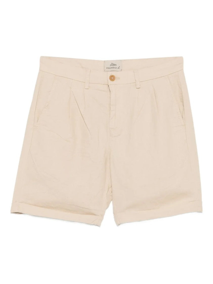 Peninsula Tailored Peninsula Bermudas With Rolled Hem