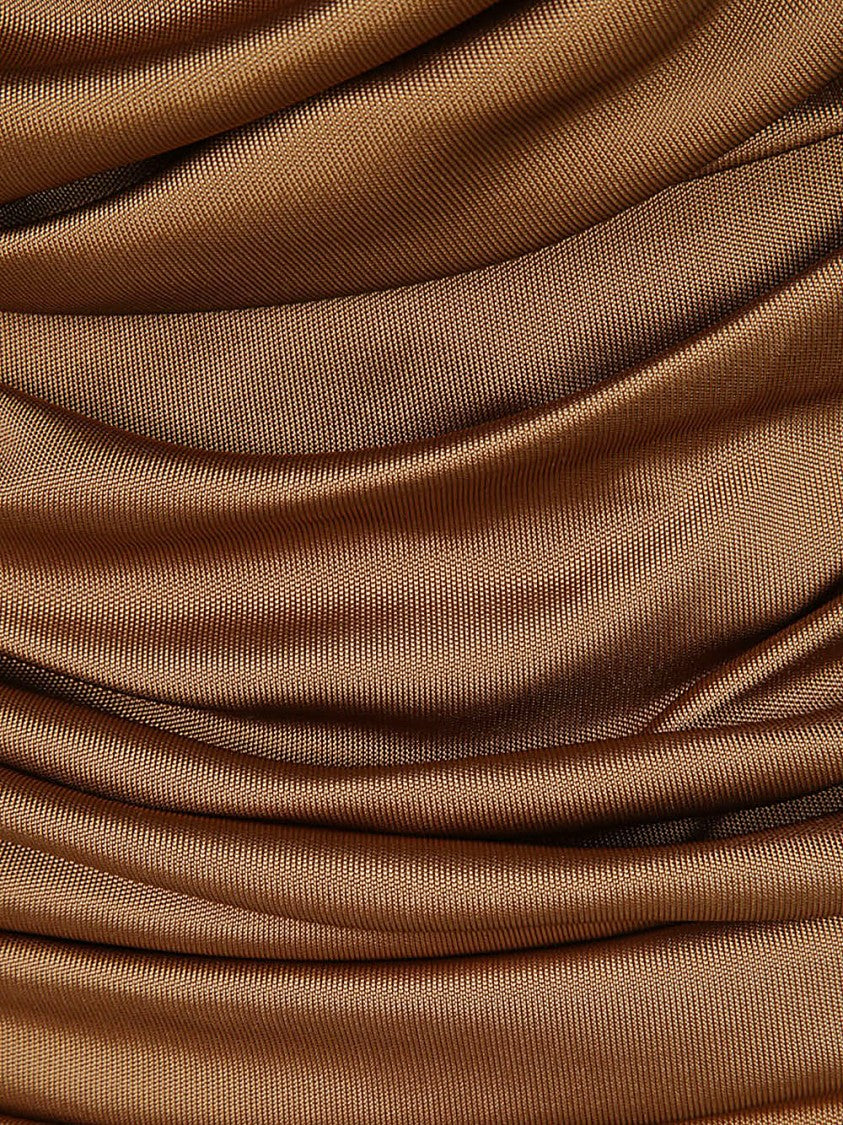 Giuseppe Di Morabito Draped Dress With Asymmetrical Detail And Sophisticated Silhouette