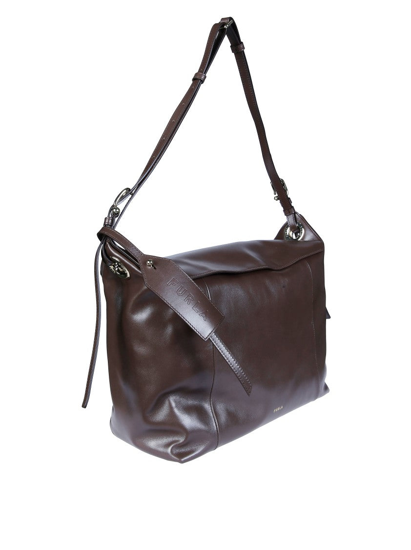 Furla Ginevra L Large Leather Shoulder Bag