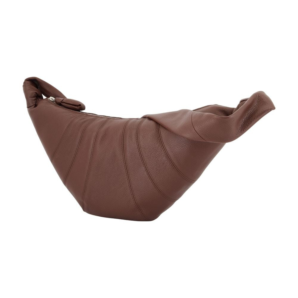 Lemaire Medium Croissant Crossbody - Leather - Brown