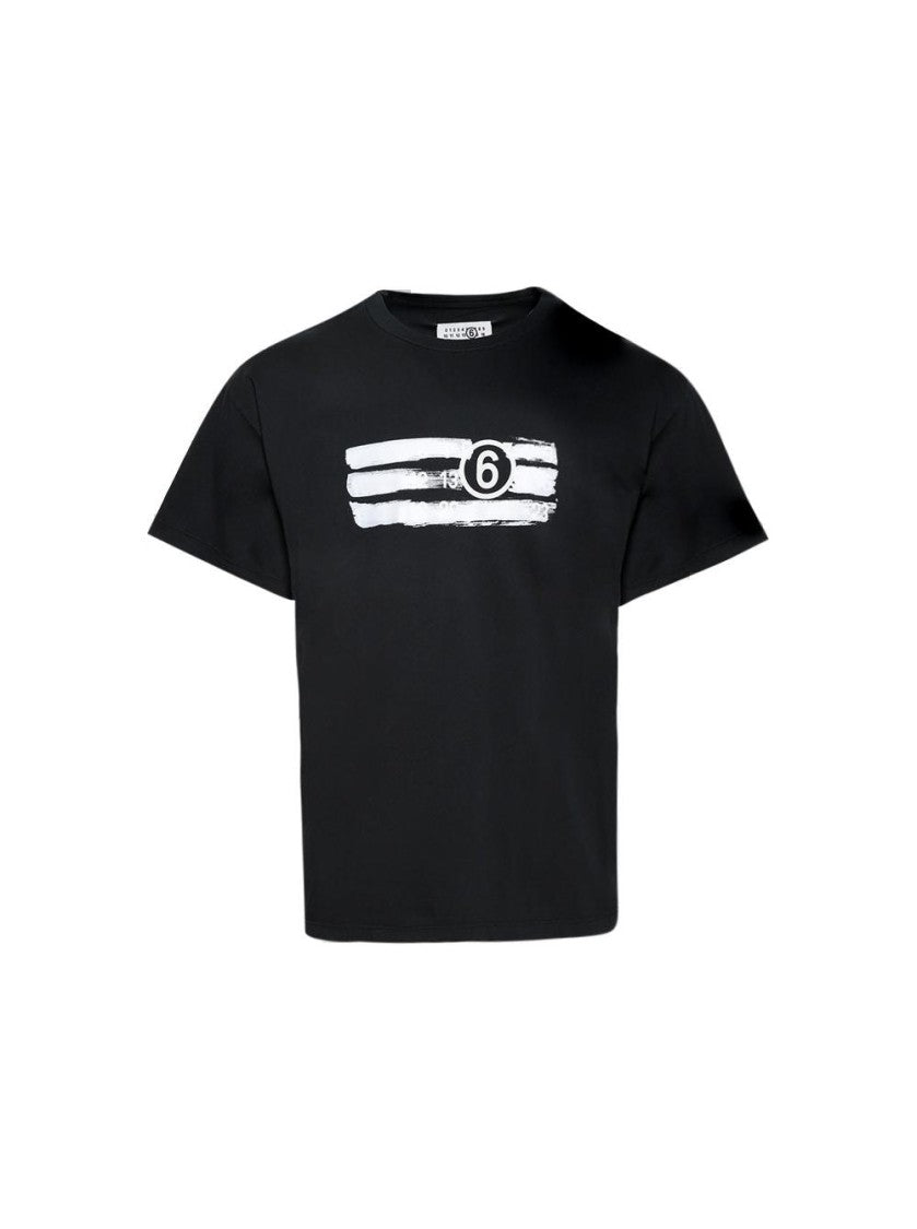 Mm6 By Maison Margiela Numeric T-Shirt Black