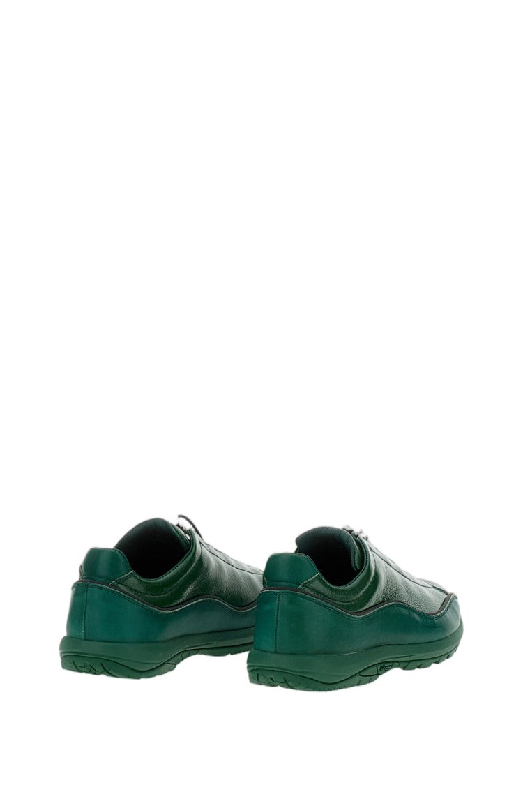 Diemme Cracked Patent Leather Sneakers With Cord Lock