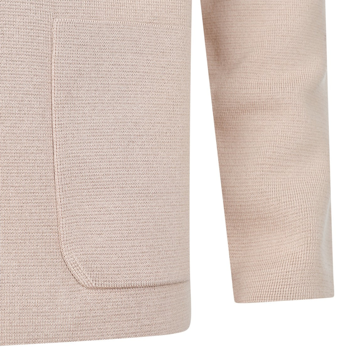 Malo Camel Cotton Blazer With Lapel Collar