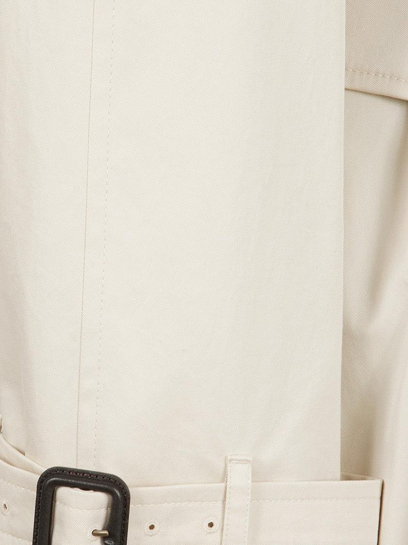 Burberry Beige Cotton Fitzrovia Trench Coat