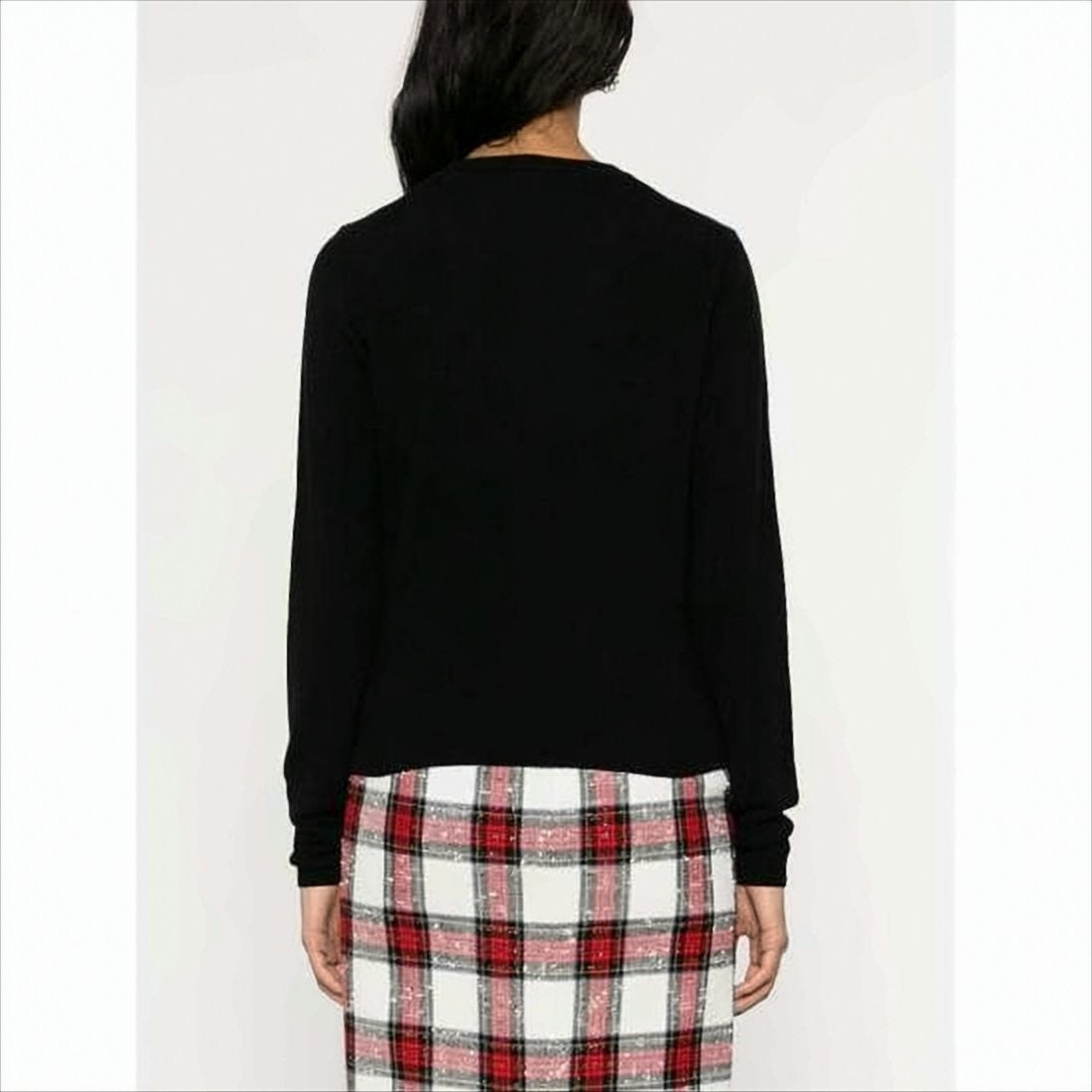 Vivienne Westwood Fitted Black Sweater With Cashmere And Wool Blend