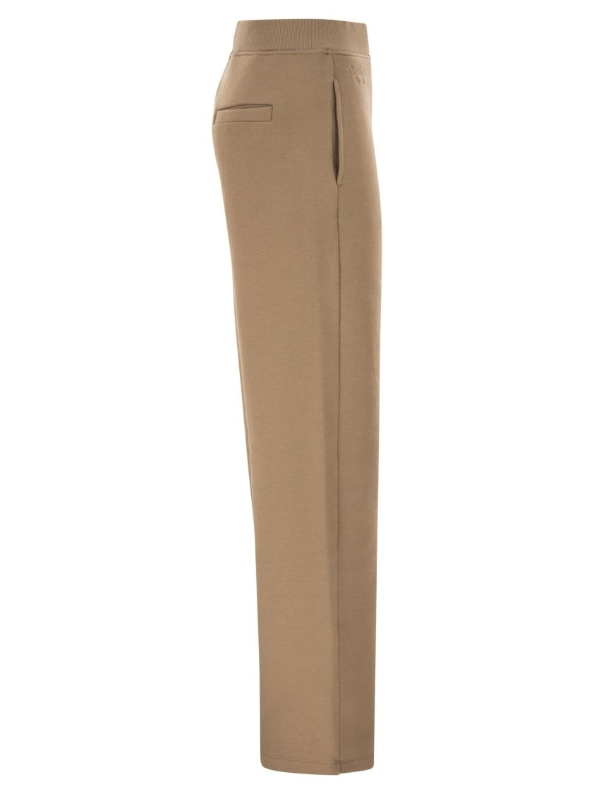 Max Mara Pompeo - Cotton Trousers With Logo