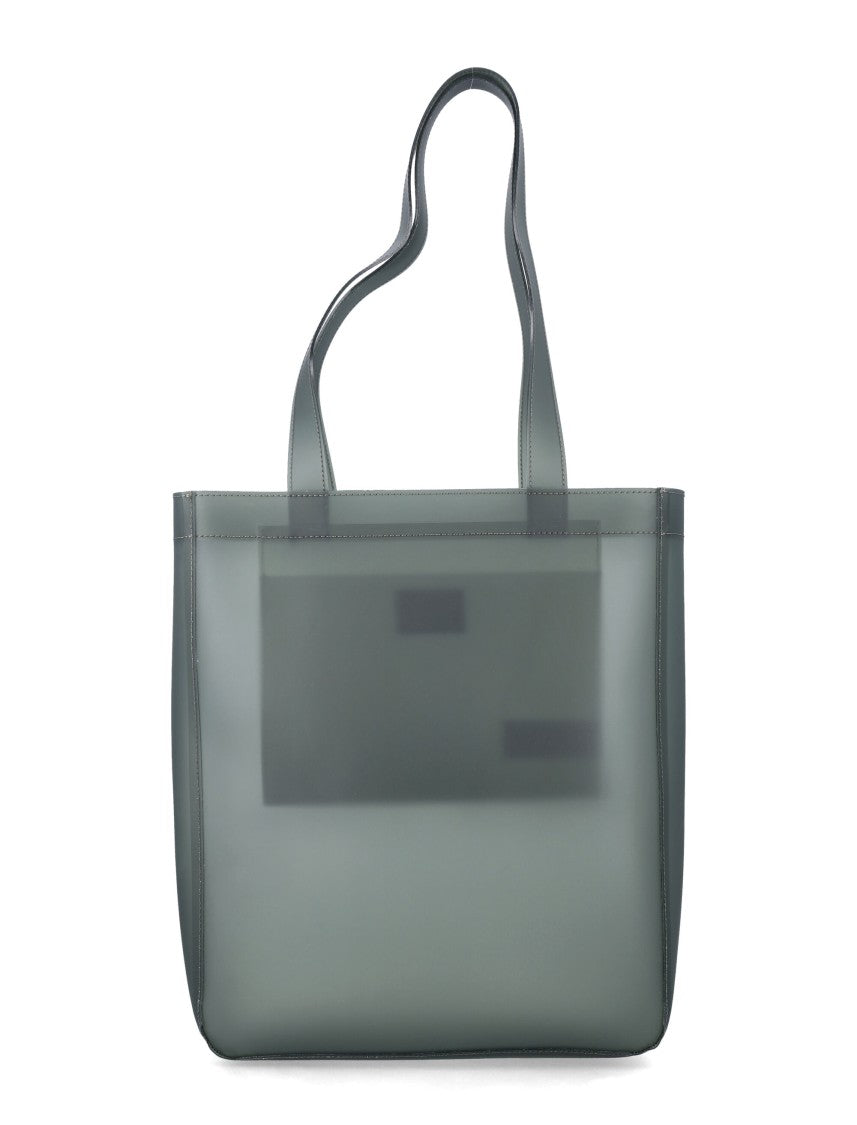 A.P.C. Transparent Tote Bag With Smoky Finish