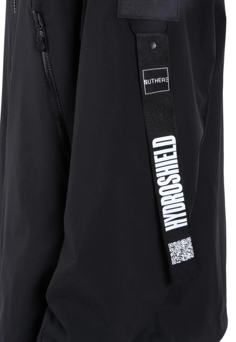 Outhere Black Technical Hooded Jacket