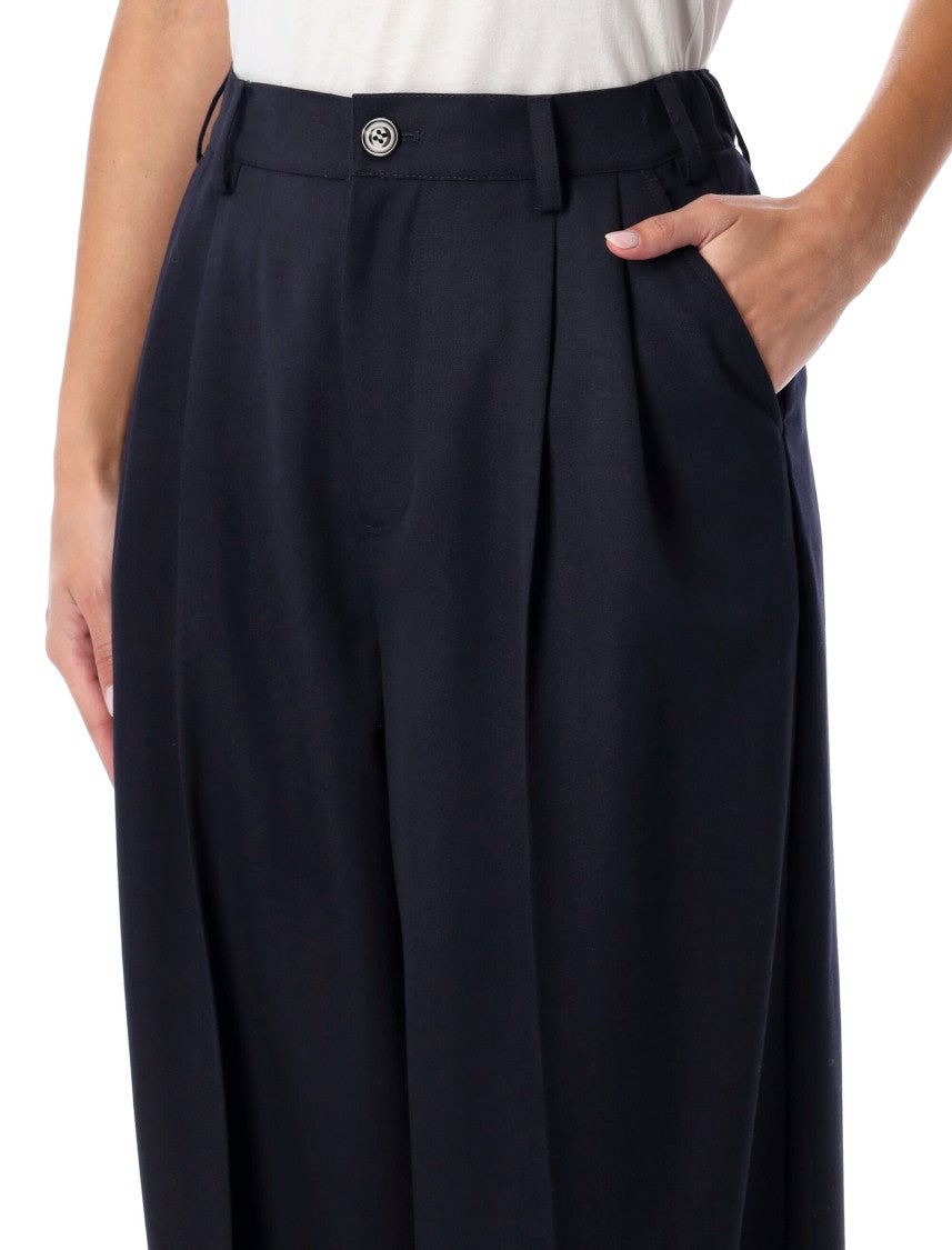 Soeur Frejus Navy Blue Wool Trousers