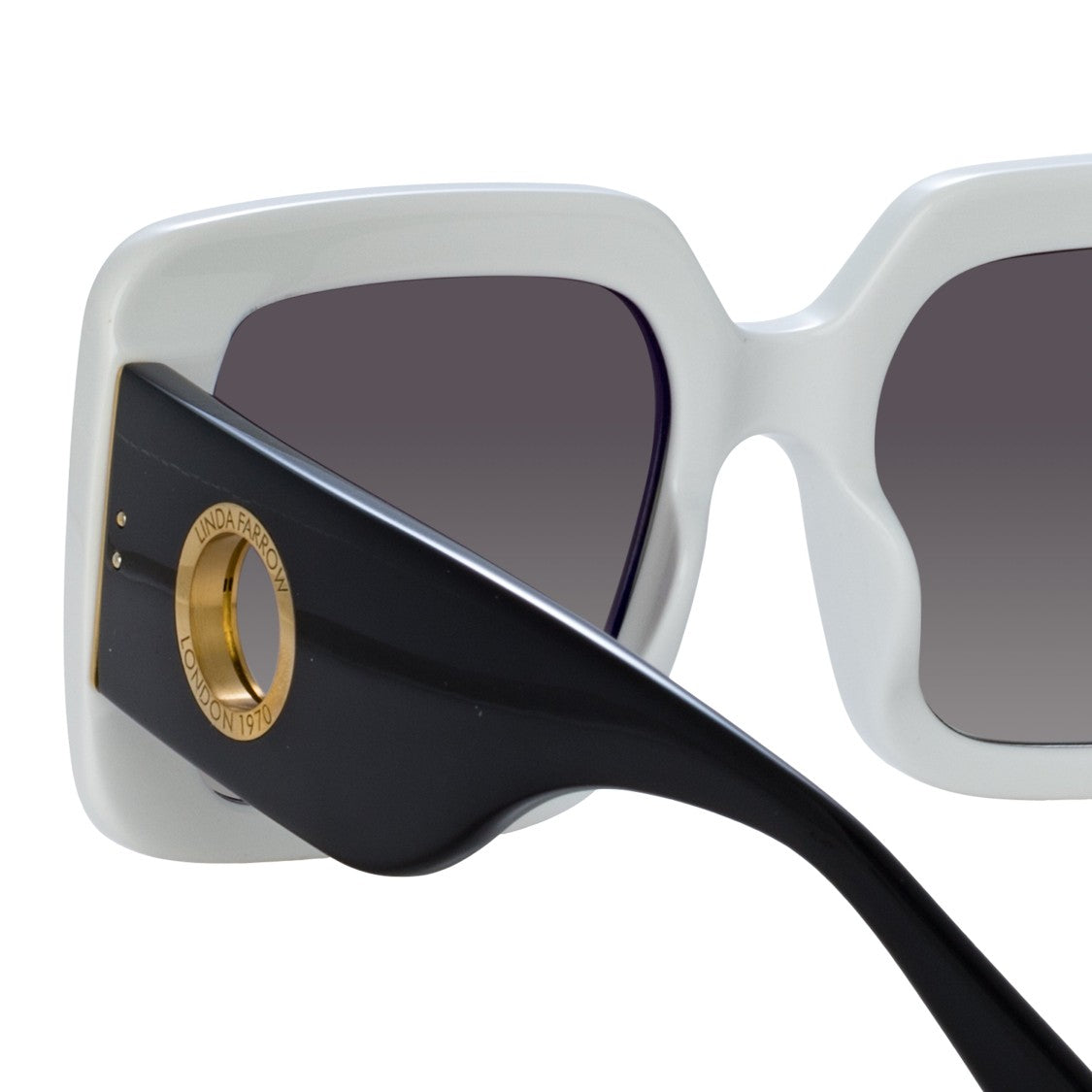 Linda Farrow Shelly Oversized Sunglasses In